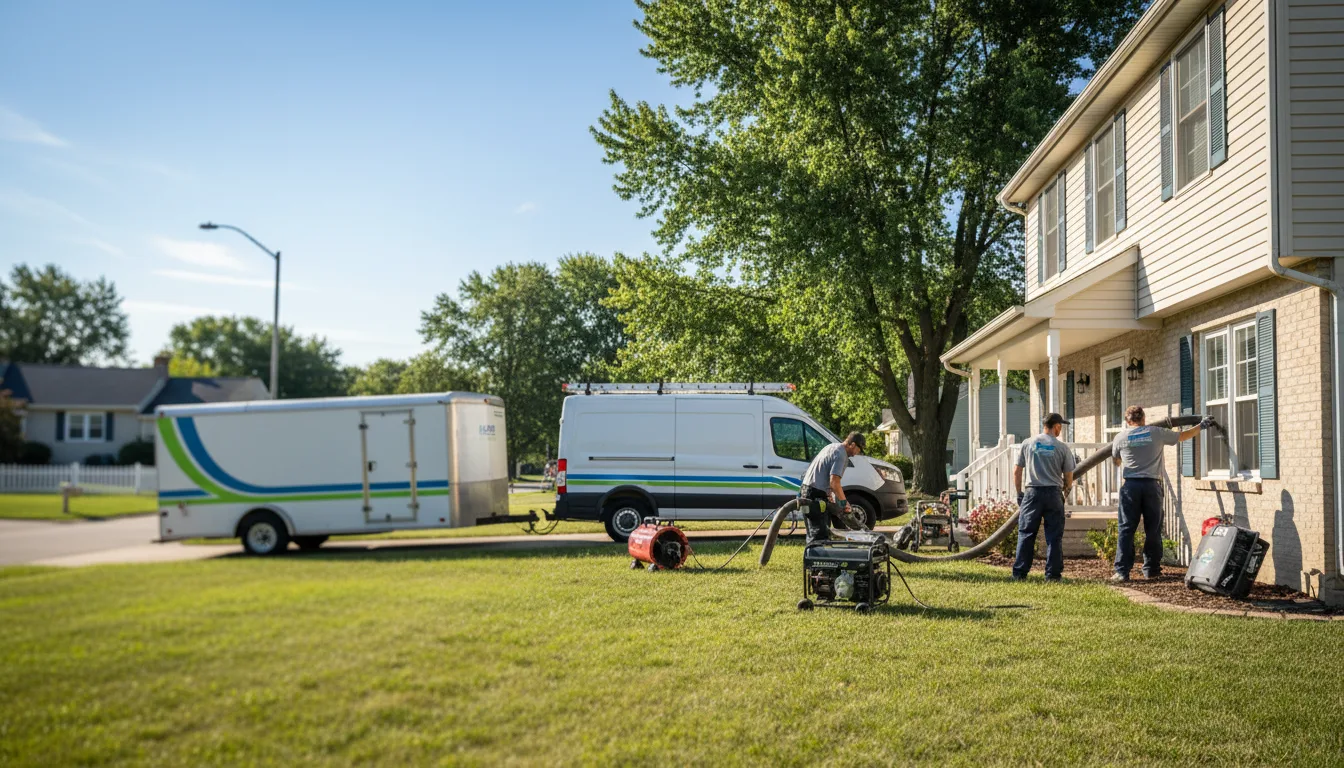 Flooded Basement Restoration And Cleanup With Repair in Carbon Cliff, IL near me